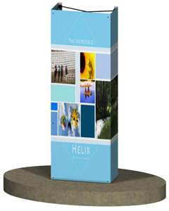 1x3 Helix Solution Trade Show Display
