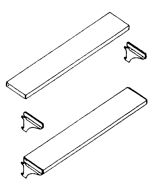 Flat Frame Single Shelf Kit
